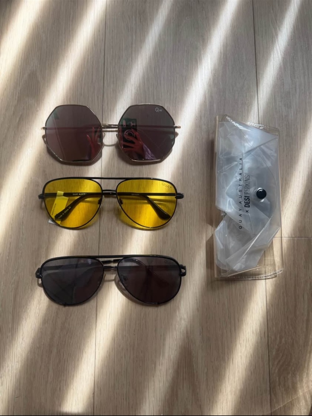 Quay Australia Aviator Sunglasses Bundle - Desi Perkins + More Rare Styles